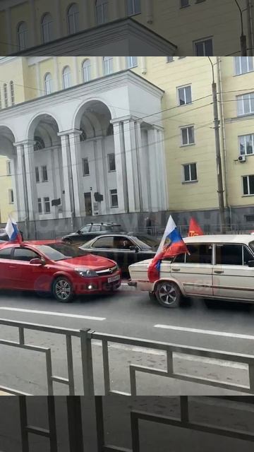 Смоляне организовали автопробег в честь Дня Победы