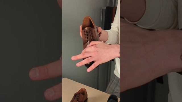 Мужские туфли - дерби на высокой подошве в рыжем цвете WB 306813778 и черном цвете WB 297564554