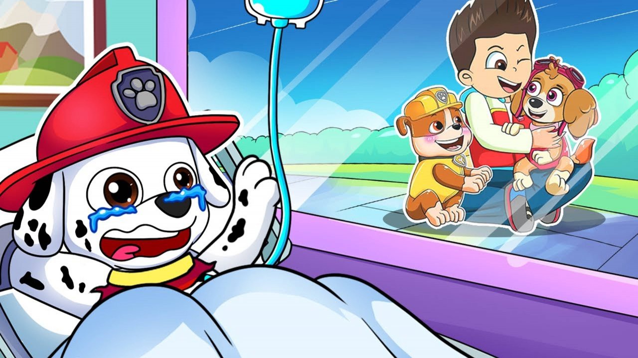 Маршалл Попал В БОЛЬНИЦУ? Пожалуйста, не Сдавайтесь!? | Забавная Анимация Щенячий Патруль