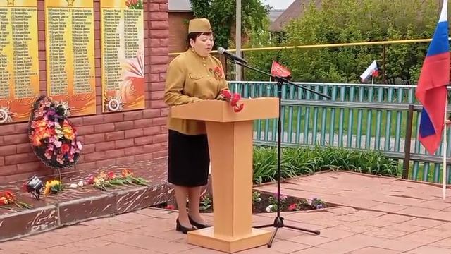 Бөек Ватан сугышында Җиңүнең 80 еллыгы уңаеннан Кошманда үткәрелгән митинг мизгелләре