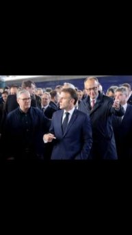 Макрон, Стармер, Мерц и Туск прибыли в Киев
