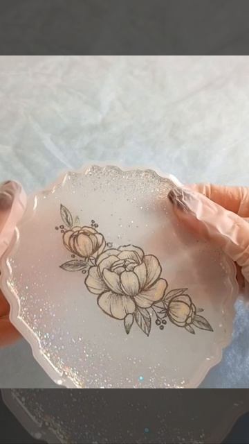 Эпоксидная смола - подставка #epoxyresin
