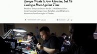 ‼️🇪🇺🇺🇦 Европа не сможет обеспечить Киев оружием, если США прекратят поставки — New York Times
