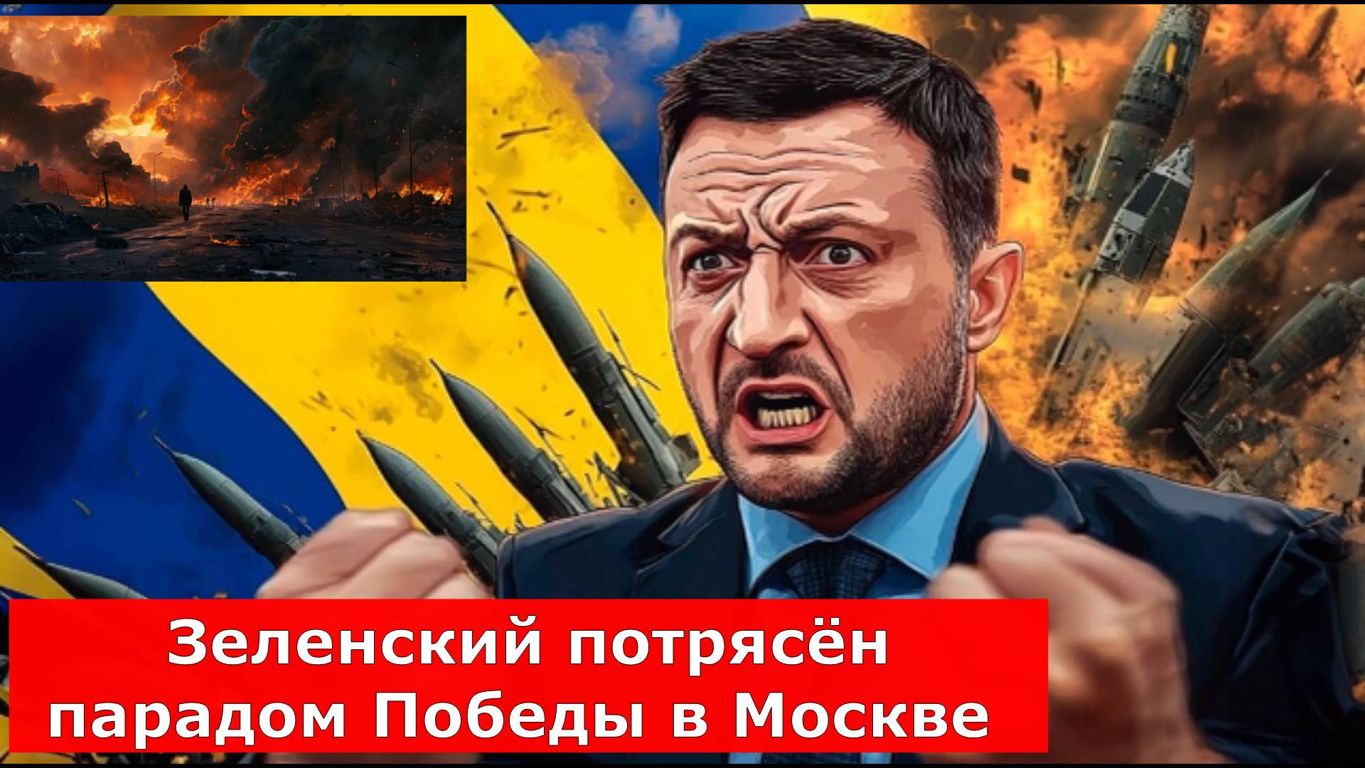 Зеленский потрясён парадом Победы в Москве - торопится встречать иностранные войска