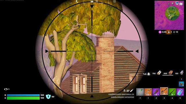 Fortnite «как раньше» нулевая высота ч.19