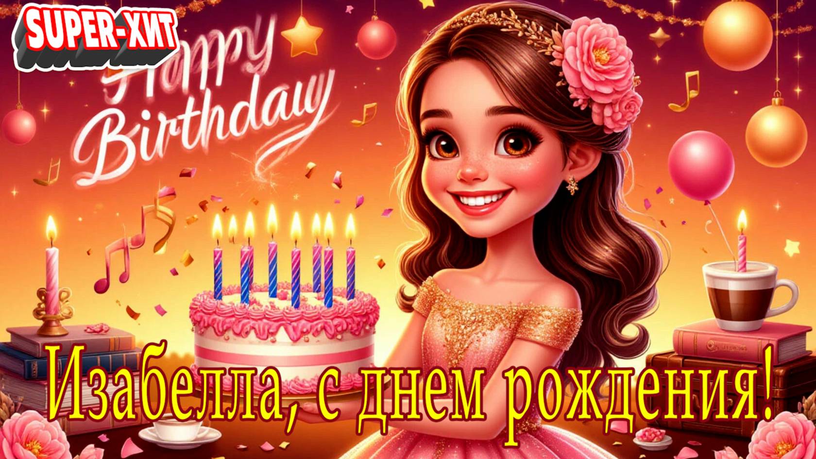 Изабелла, с днем рождения! (песня на заказ - МУЗЫКАЛЬНЫЙ АПЕЛЬСИН)