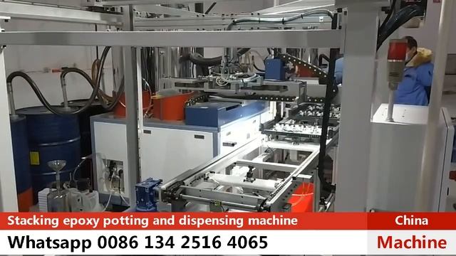 Stacking epoxy potting machine silicone potting machine urethane dispenser
