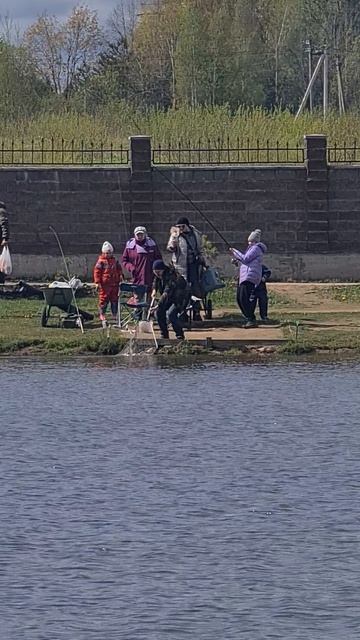 Поимка осетра