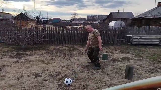 футбол с папой 😉