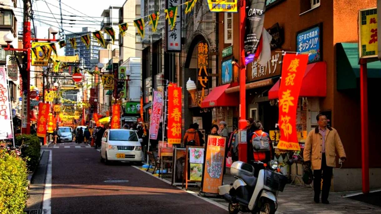 Йокогама. Япония. (Yokohama walking)