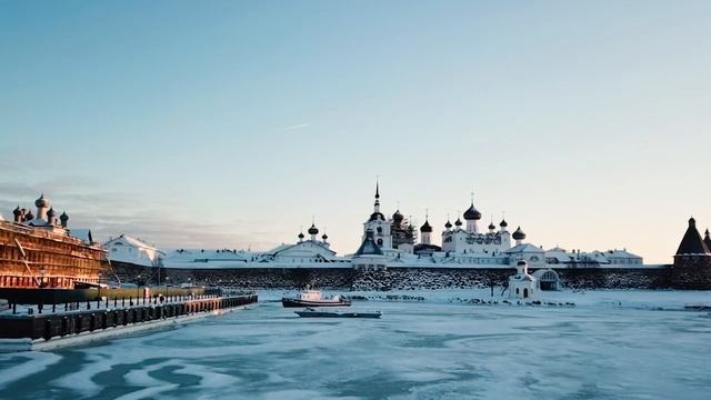 Соловецкие острова. Начало Зимы. Декабрь.