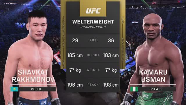 UFC 5 - Шавкат Рахмонов против Камару Усмана