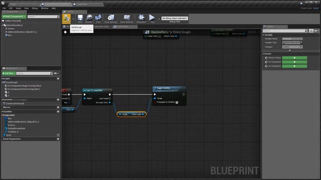 Электричество в Unreal Engine 4 Освещение Выключатели UE4