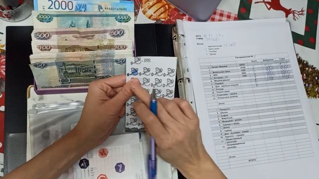Знакомство.Метод конвертов. Распределение  1 - 16.12.2024 г..
