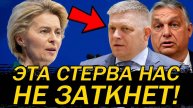 ЕС В ПАНИКЕ! Орбан и Фицо громят диктат Брюсселя — Словакия может сорвать план!