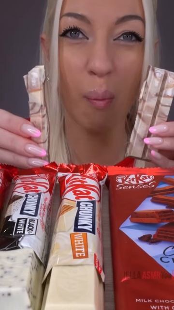 МУКБАНГ: ШОКОЛАДКА KITKAT