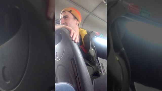 Пьяный борец в маршрутке часть 2