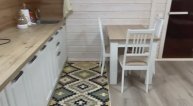 Просторная баня Север 4.80х8 м в процессе эксплуатации