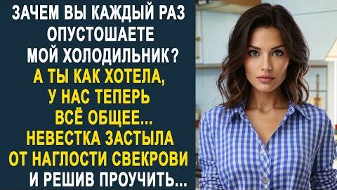 -Зачем вы каждый раз опустошаете мой холодильник. -А ты как хотела, у нас теперь всё общее...