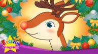 АНГЛИЙСКИЙ ЯЗЫК ДЛЯ ДЕТЕЙ | Rudolph the Red Nosed Reindeer - Christmas Carol