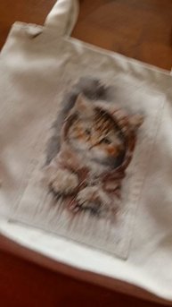 Сумка шопер "Кошка"