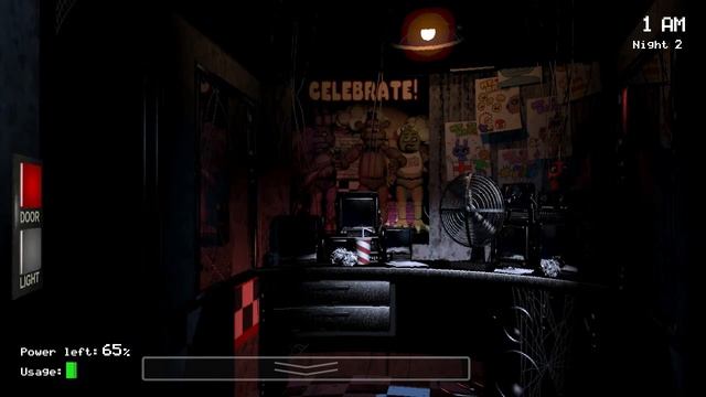 Ночевка в Five Nights at Freddys