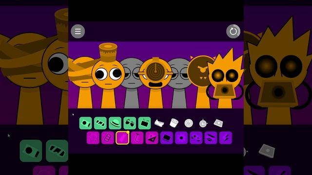 Sprunki Digital (ORANGE MOD) {ALL CHARACTERS & PHASES} 🧡 #sprunki #meme #memes