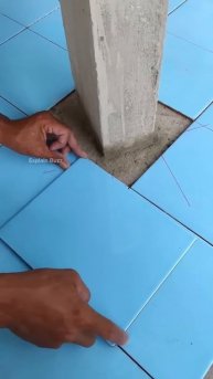Amazing Way of Laying Tiles #shortsvideo