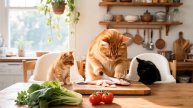 Ginger Mama Cat Adopts Shunned Homeless Black Kitten, Raises Him as Her Own ! 🐱❤️👨👦#c