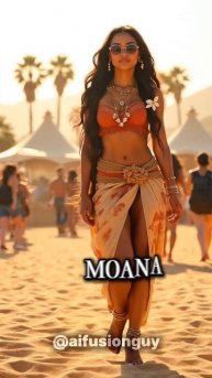Disney Princess as Coachella