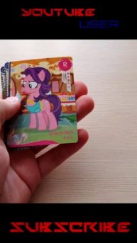Карточки Kayou My little pony распаковка обзор 3