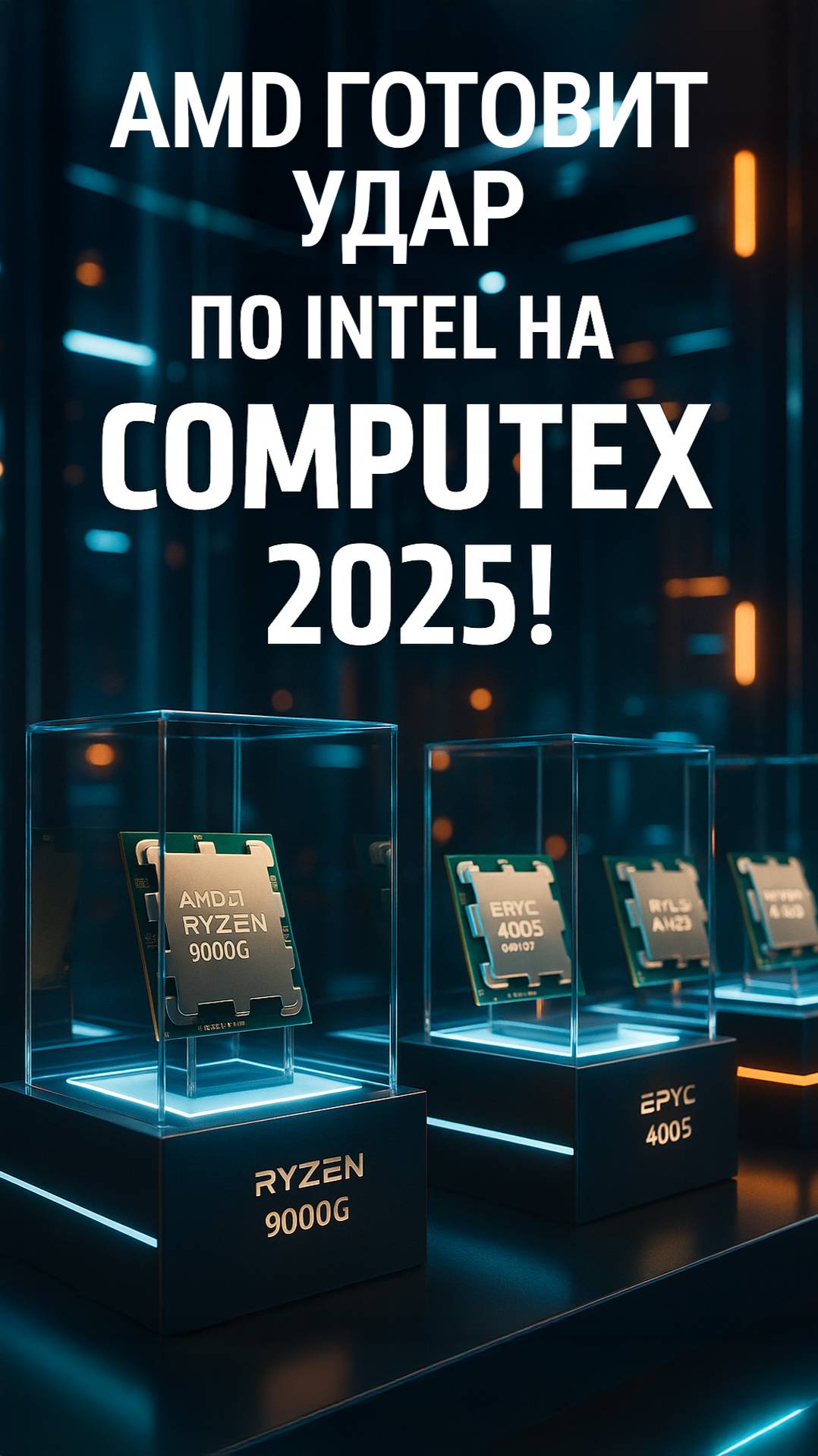 AMD РАЗГРОМИТ Intel на Computex 2025 с Ryzen 9000G!