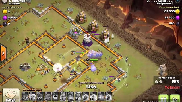 Clash Of Clans - Clan War Series #2 (ИэбранныЕ vs. Russia)