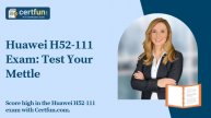 Huawei H52-111 Exam: Test Your Mettle