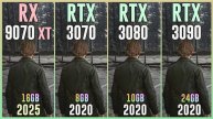RX 9070 XT vs RTX 3070 vs RTX 3080 vs RTX 3090 - Test in 20 Games