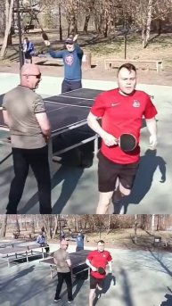 высокая стартовая скорость - супер способность в #настольныйтеннис