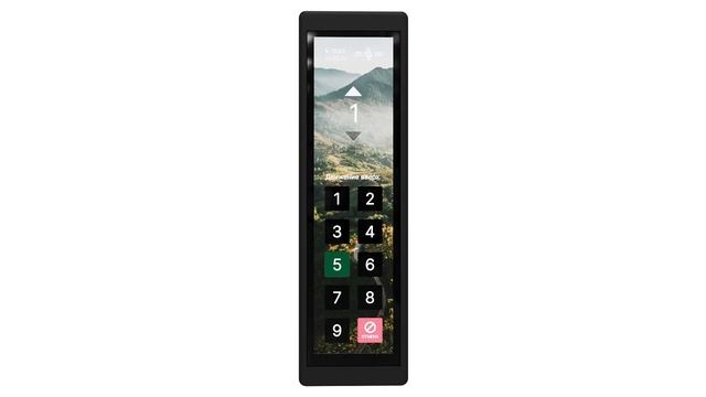 Накладной пост вызова лифта с сенсорным экраном (МЮ.ПВН.08.00 ГЧ) - M-View 8.8 Inch Touch