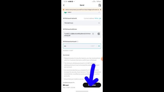 How to Deposit  Withdraw CoinsUSDT from Bybit Exchange  Any Wallet.         crypto Bybit BTC
