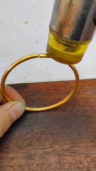 Bracelet repair process using a hammer #shorts