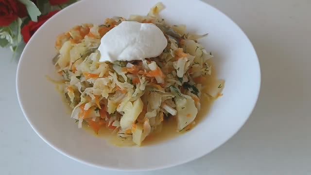 Солянка со сливочным вкусом без мяса, постное овощное рагу🔥🔥