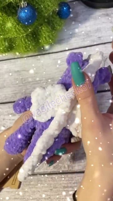 Дракон. Дракон из плюшевой пряжи #вязание #вязаниекрючком #вязаныеигрушки #игрушкикрючком