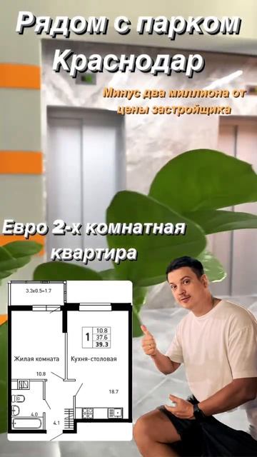 В продаже появилась шикарная Евро 2 комнатная квартир?