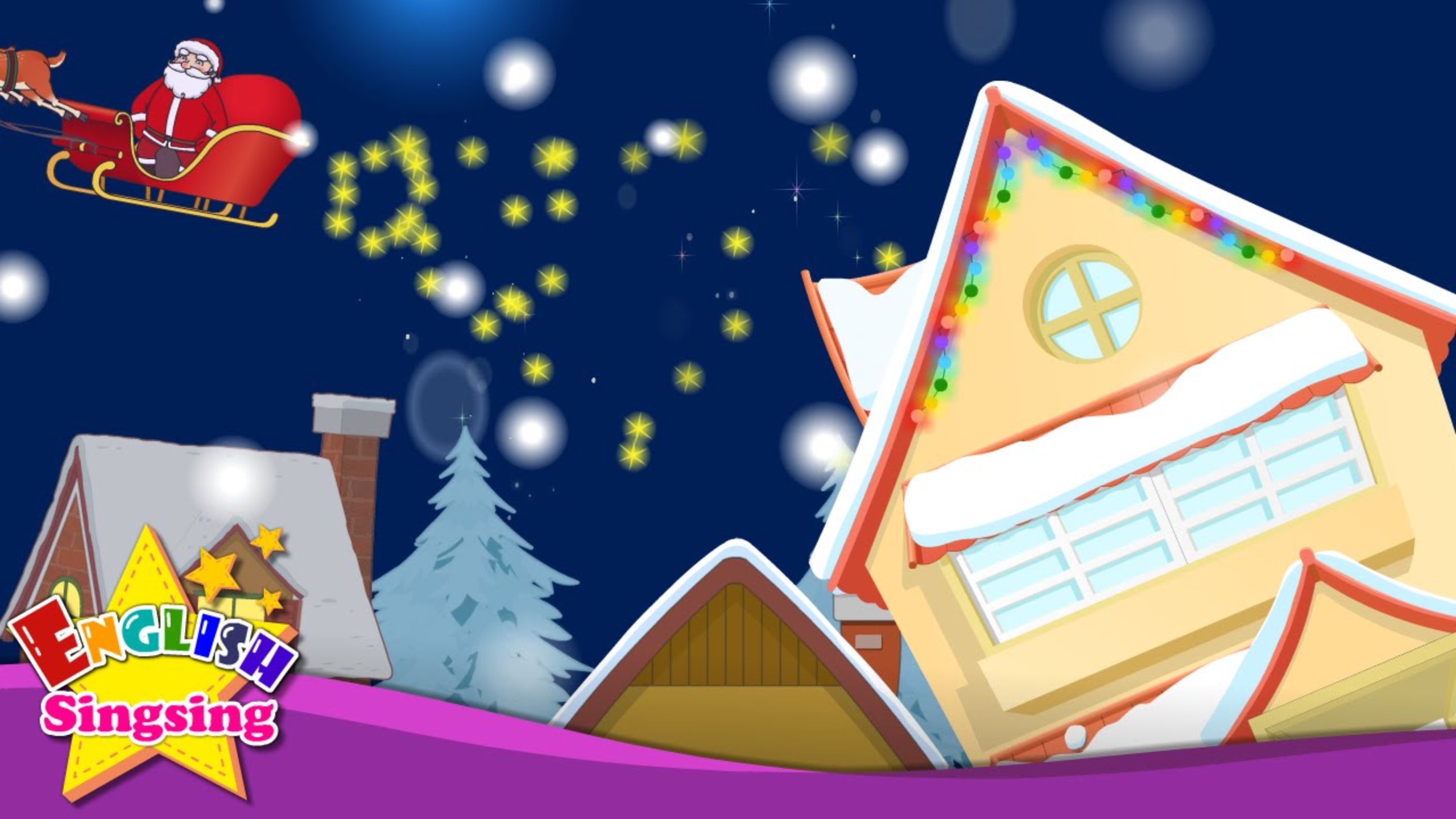 АНГЛИЙСКИЙ ЯЗЫК ДЛЯ ДЕТЕЙ | We Wish You a Merry Christmas - Christmas Music