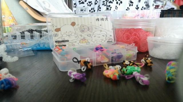 Обзор на мои плетения из резинок