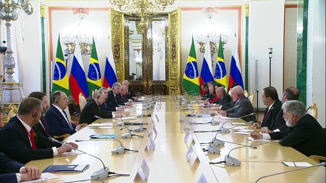 Владимир Путин встретился с Президентом Бразилии Луисом Инасио Лулой да Силвой, 9 мая 2025 года