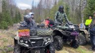 188км на квадроциклах. Нашли заброшенную базу.