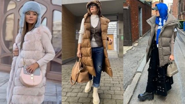 СТИЛЬНЫЕ ЖИЛЕТЫ И ЖИЛЕТКИ💕 МОДНЫЕ ОБРАЗЫ С ЖИЛЕТАМИ💕
