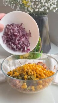 Вкуснейший белковый салат! Едим и наслаждаемся!