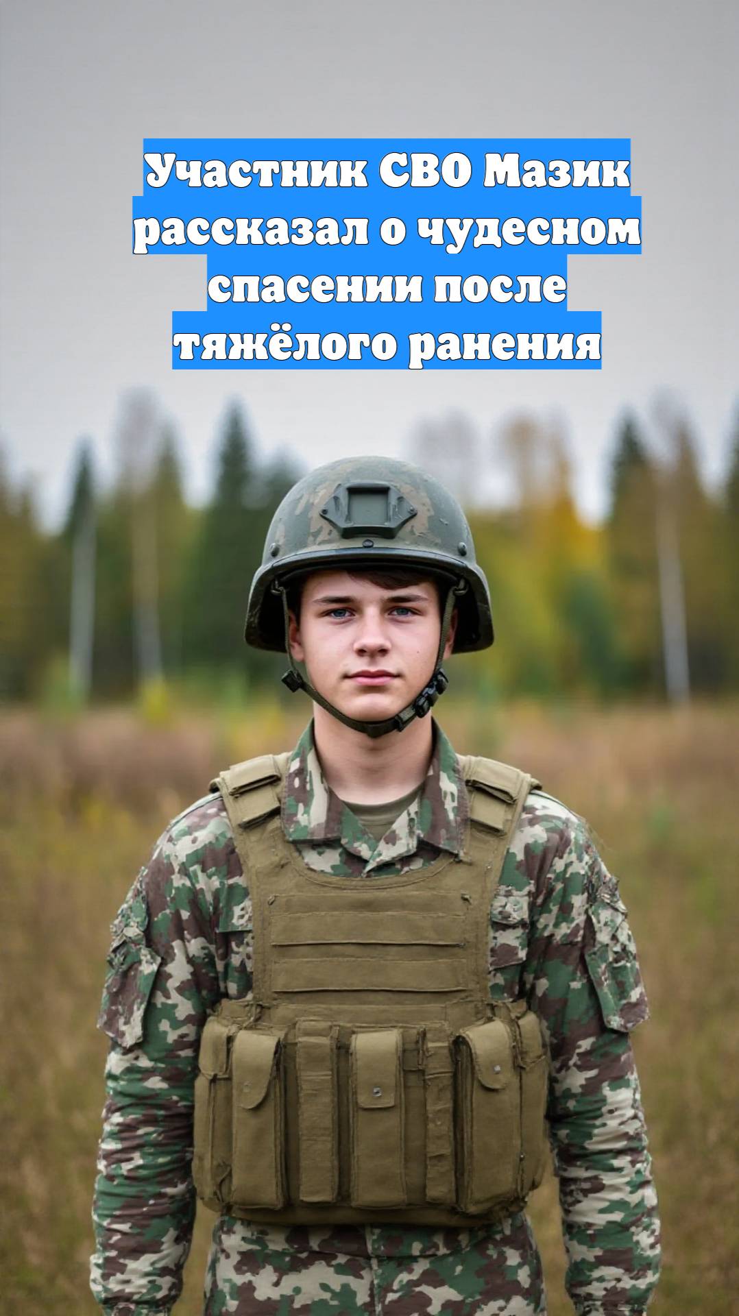 Участник СВО Мазик рассказал о чудесном спасении после тяжёлого ранения