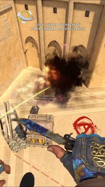 A Melhor Molo para o "Default" no Bombsite "A" da Mirage - CS2. #cs2 #csgo #counterstrike
